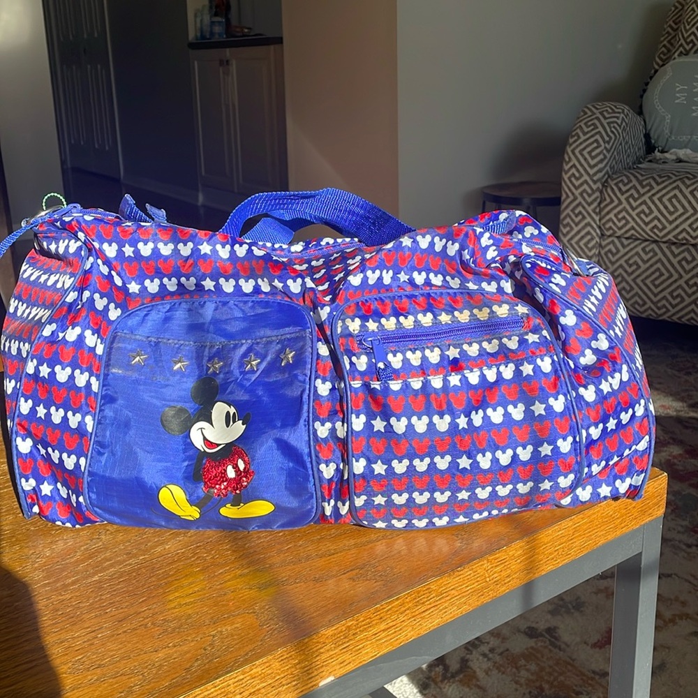 Vintage Disney Mickey Mouse Duffle Bag Vintage